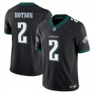 Philadelphia Eagles #2 Jahan Dotson Black Limited Stitched Jersey