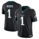 Philadelphia Eagles #1 Jalen Hurts Black Limited Stitched Jersey