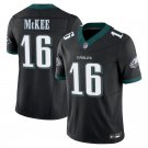 Philadelphia Eagles #16 Tanner McKee Black Limited Stitched Jersey