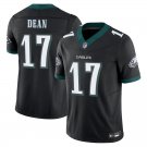 Philadelphia Eagles #17 Nakobe Dean Black Limited Stitched Jersey