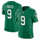 Philadelphia Eagles #9 Nick Foles Kelly Green Limited Stitched Jersey