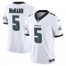 Philadelphia Eagles #5 Donovan McNabb White Limited Stitched Jersey