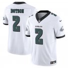 Philadelphia Eagles #2 Jahan Dotson White Limited Stitched Jersey