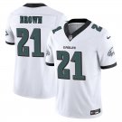 Philadelphia Eagles #21 Sydney Brown White Limited Stitched Jersey