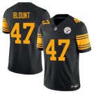 Pittsburgh Steelers #47 Mel Blount Black Yellow Limited Stitched Jersey