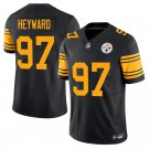 Pittsburgh Steelers #97 Cameron Heyward Black Yellow Limited Stitched Jersey