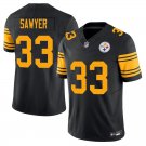 Pittsburgh Steelers #33 Jack Sawyer Black Yellow Limited Stitched Jersey