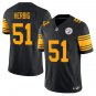 Pittsburgh Steelers #51 Nick Herbig Black Yellow Limited Stitched Jersey