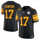 Pittsburgh Steelers #17 Skylar Thompson Black Yellow Limited Stitched Jersey