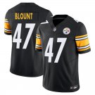 Pittsburgh Steelers #47 Mel Blount Black Limited Stitched Jersey