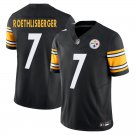 Pittsburgh Steelers #7 Ben Roethlisberger Black Limited Stitched Jersey