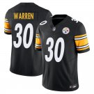 Pittsburgh Steelers #30 Jaylen Warren Black Limited Stitched Jersey