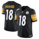 Pittsburgh Steelers #18 Will Howard Black Limited Stitched Jersey