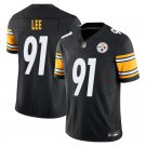 Pittsburgh Steelers #91 Logan Lee Black Limited Stitched Jersey