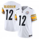 Pittsburgh Steelers #12 Terry Bradshaw White Limited Stitched Jersey