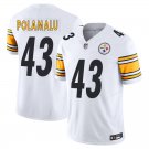 Pittsburgh Steelers #43 Troy Polamalu White Limited Stitched Jersey