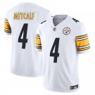 Pittsburgh Steelers #4 DK Metcalf White Limited Stitched Jersey