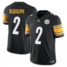 Pittsburgh Steelers #2 Mason Rudolph Black Limited Stitched Jersey
