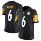 Pittsburgh Steelers #6 Patrick Queen Black Limited Stitched Jersey