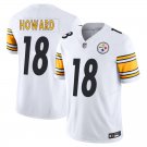 Pittsburgh Steelers #18 Will Howard White Limited Stitched Jersey