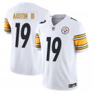 Pittsburgh Steelers #19 Calvin Austin III White Limited Stitched Jersey