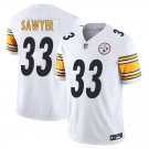 Pittsburgh Steelers #33 Jack Sawyer White Limited Stitched Jersey