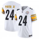 Pittsburgh Steelers #24 Joey Porter Jr White Limited Stitched Jersey