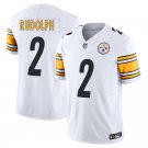Pittsburgh Steelers #2 Mason Rudolph White Limited Stitched Jersey