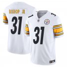 Pittsburgh Steelers #31 Beanie Bishop Jr White Limited Stitched Jersey
