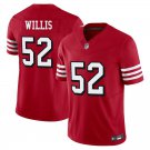 San Francisco 49ers #52 Patrick Willis Red Throwback Limited Stitched Jersey