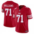 San Francisco 49ers #71 Trent Williams Red Limited Stitched Jersey