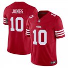 San Francisco 49ers #10 Mac Jones Red Limited Stitched Jersey