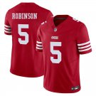 San Francisco 49ers #5 Demarcus Robinson Red Limited Stitched Jersey