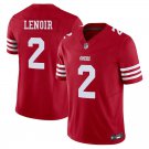 San Francisco 49ers #2 Deommodore Lenoir Red Limited Stitched Jersey