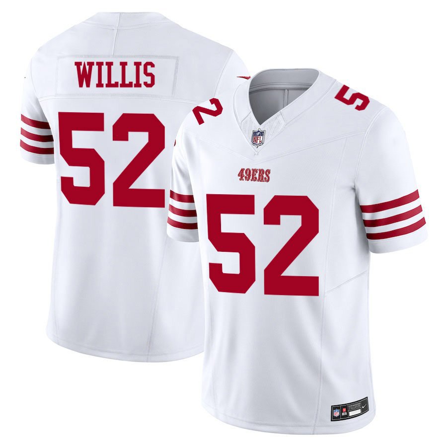 San Francisco 49ers #52 Patrick Willis White Limited Stitched Jersey