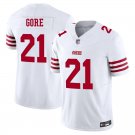 San Francisco 49ers #21 Frank Gore White Limited Stitched Jersey