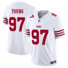 San Francisco 49ers #97 Bryant Young White Limited Stitched Jersey