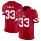 San Francisco 49ers #33 Roger Craig Red Limited Stitched Jersey