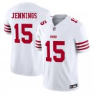 San Francisco 49ers #15 Jauan Jennings White Limited Stitched Jersey