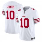 San Francisco 49ers #10 Mac Jones White Limited Stitched Jersey