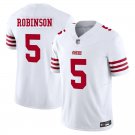 San Francisco 49ers #5 Demarcus Robinson White Limited Stitched Jersey