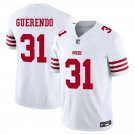 San Francisco 49ers #31 Isaac Guerendo White Limited Stitched Jersey