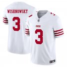 San Francisco 49ers #3 Mitch Wishnowsky White Limited Stitched Jersey