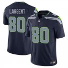 Seattle Seahawks #80 Steve Largent Navy Limited Stitched Jersey
