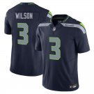 Seattle Seahawks #3 Russell Wilson Navy Limited Stitched Jersey