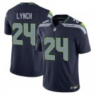 Seattle Seahawks #24 Marshawn Lynch Navy Limited Stitched Jersey