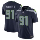 Seattle Seahawks #91 Byron Murphy II Navy Limited Stitched Jersey