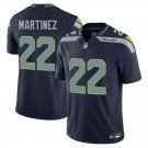 Seattle Seahawks #22 Damien Martinez Navy Limited Stitched Jersey