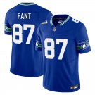 Seattle Seahawks #87 Noah Fant Royal Blue Limited Stitched Jersey