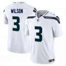 Seattle Seahawks #3 Russell Wilson White Limited Stitched Jersey